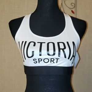 Victoria Secret's White Sports Bra Size Large Rare